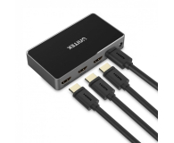 Unitek Przełącznik sygnału HDMI 1.4b 3 IN-1 OUT 4K - 725565 - zdjęcie 2